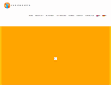 Tablet Screenshot of karunakarya.org